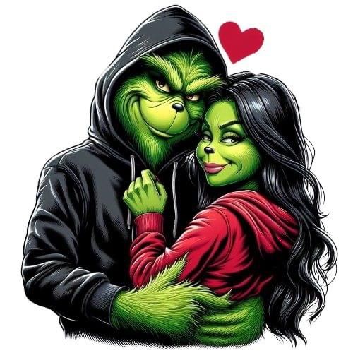 Tasse à café 12 oz Grinch amoureux